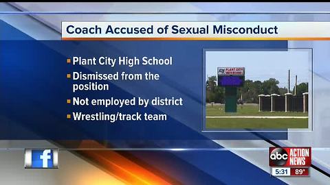 Officials: Plant City High School coach accused of sexual misconduct