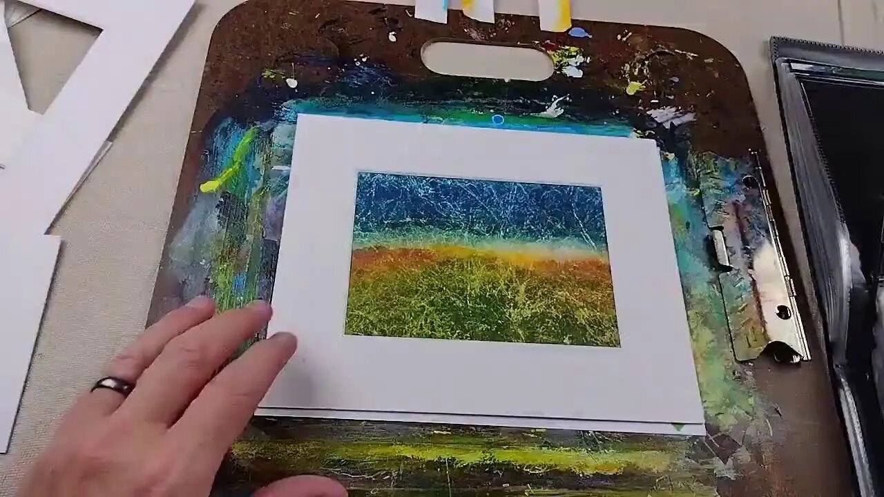 Trying Out Matboards (Sped Up with Ambient Music)
