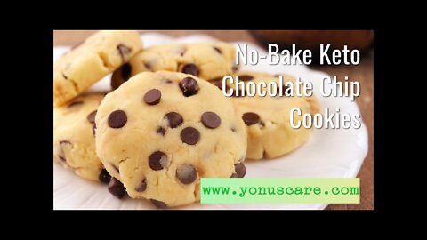 How to make delicious No-Bake keto based Chocolate Chip Cookies