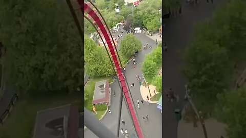 X-Flight Rollercoaster : Have you been on this wing coaster ? #summer , #fun , #rider