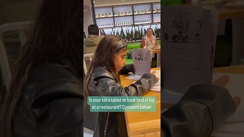 Tablet or book at a restaurant?? #shorts #sibo #ibs #health #family #restaurant #integrative #read