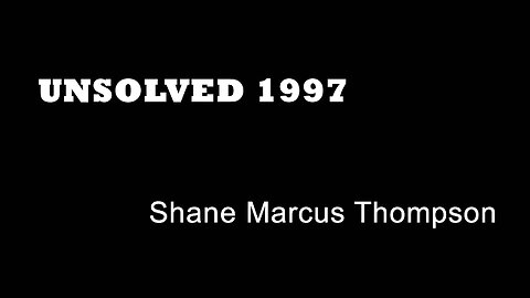 Unsolved 1997 - Shane Thompson - Nottingham Gang Murders - Radford Murders - UK True Crime Cases