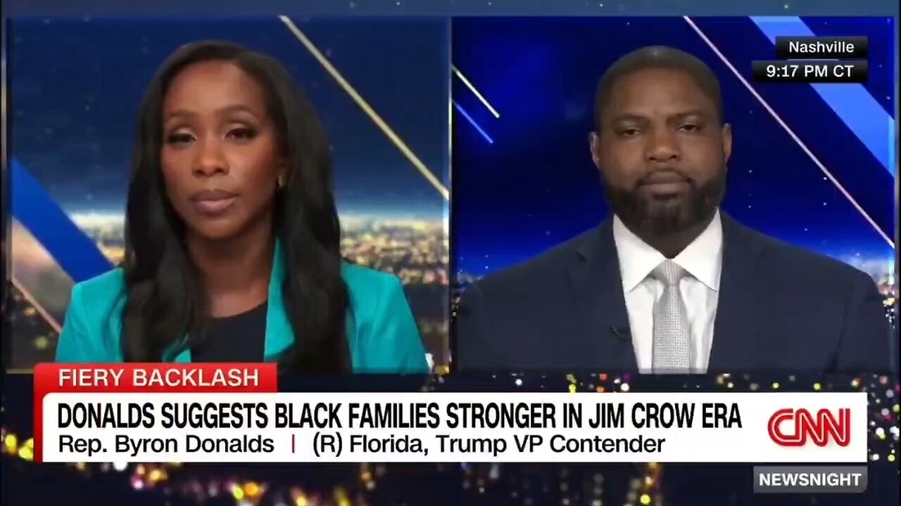 Rep Byron Donalds SCHOOLS CNN Host on Biden Vs Trump Policies