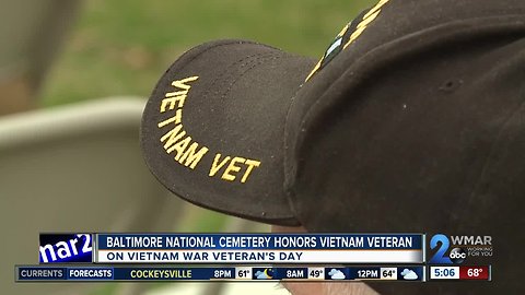 Baltimore National Cemetery honors Vietnam veterans