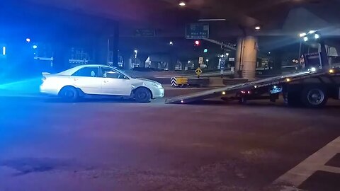 state police respond to a fender bender on Frontage Road