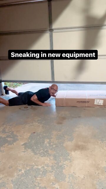 Sneaking In Garage Gym Equipment | Shredded Dad