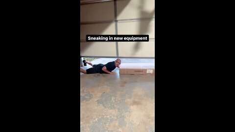 Sneaking In Garage Gym Equipment | Shredded Dad