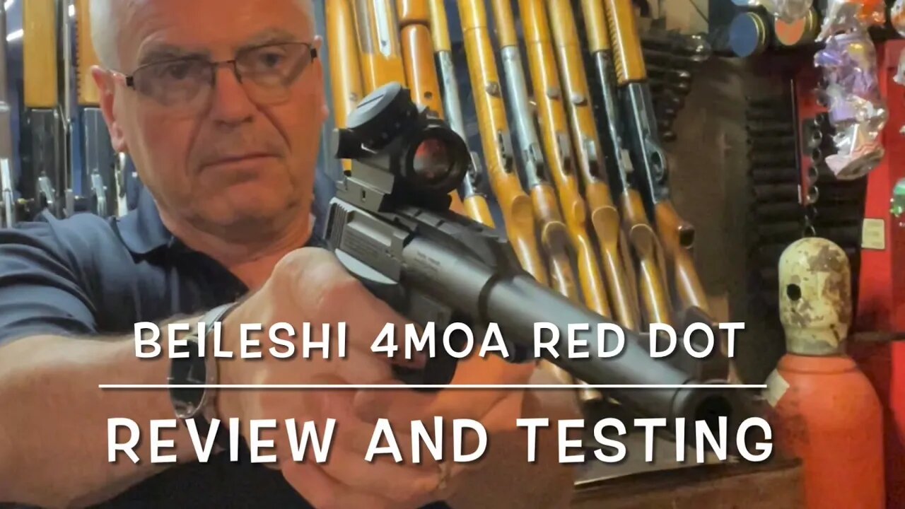 Beileshi 4 moa tube style red dot, review and testing on my Umarex Browning Buck Mark pistol.
