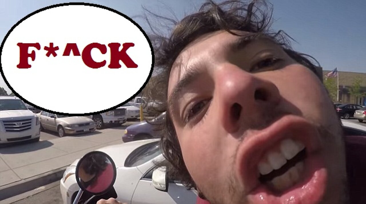 Swarook's Original Road Rage in Walmart car park with that Mental Scruffy Little Herbert