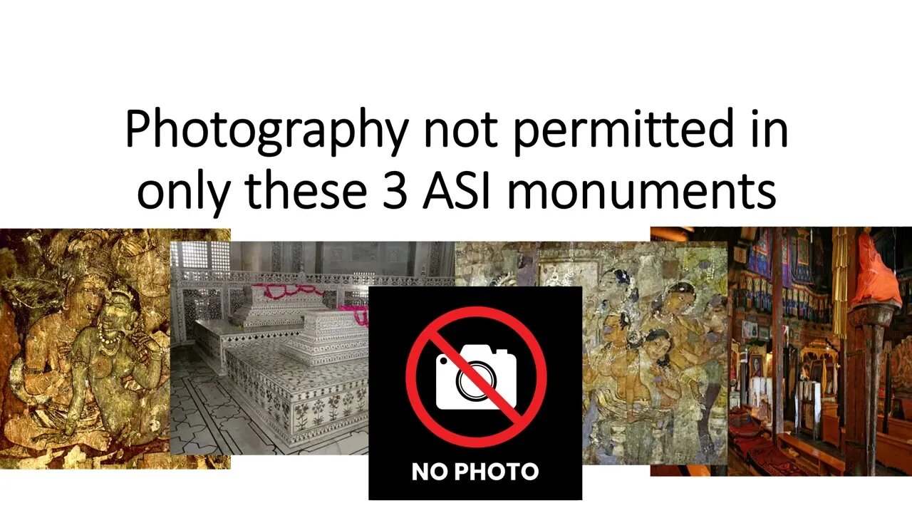 Only 3 Monuments | No Photo | ASI