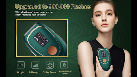 Laser Hair Removal With Cooling System