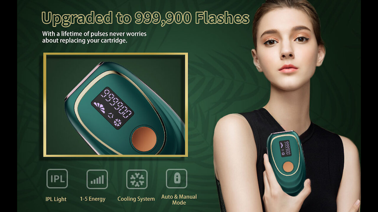 Laser Hair Removal With Cooling System