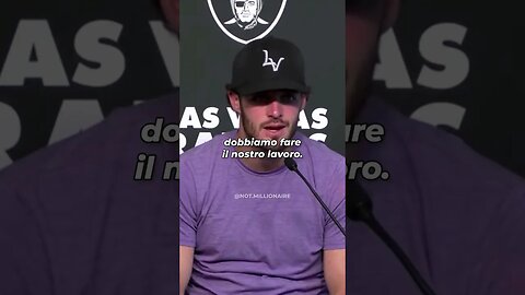 Non importa a Nessuno - Derek Carr