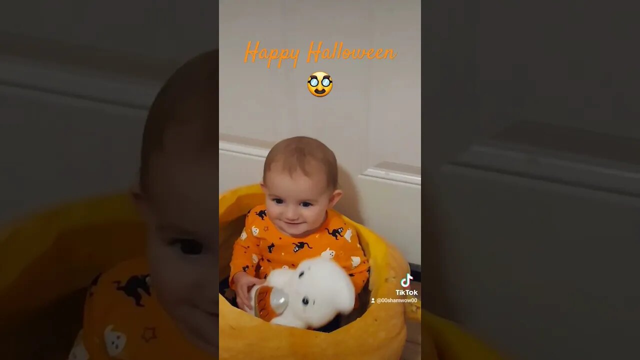 Baby's First Halloween #fun #cute #cutebaby #family #grandchild #love