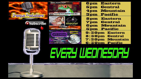 WEDNESDAY DREAGUS PRODUCTIONS 13 JULY 22