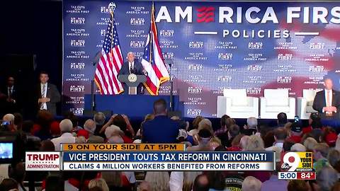 Vice President Pence has a busy day in Cincinnati