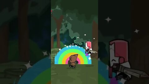 What happen when the enemies run away in castle crashers