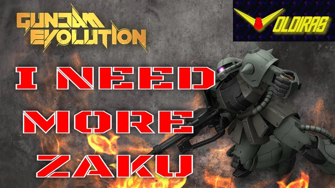Gundam Evolution Zaku II Ranged Poorly Played