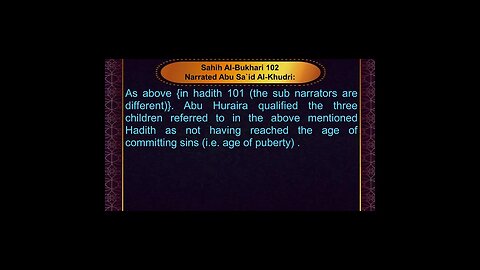 English Series - Sahih Al Bukhari # 102 - Book 3 (Book of Knowledge) - Hadith 44 #shorts
