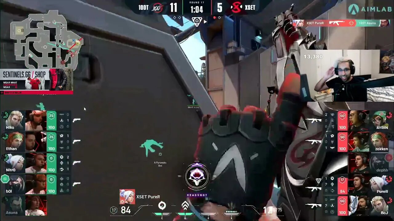 100T pays a guy to learn line ups