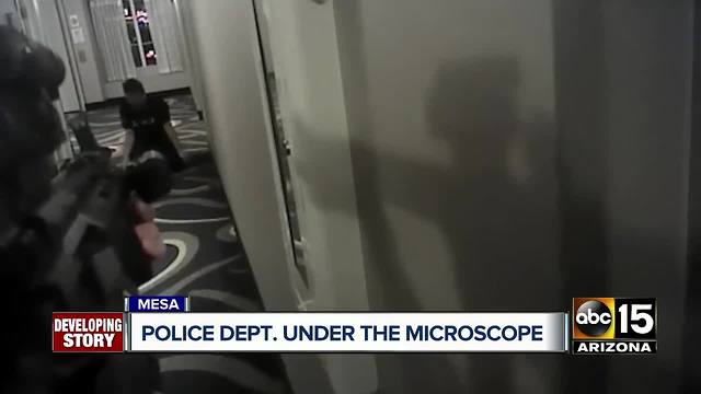 Mesa police initiates internal investigation after video captures officers punching suspect