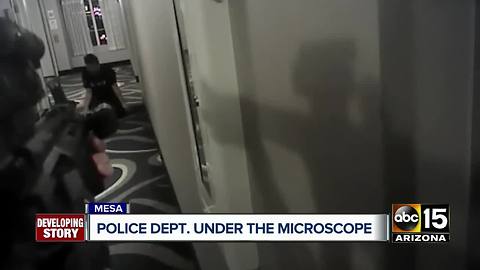 Mesa police initiates internal investigation after video captures officers punching suspect