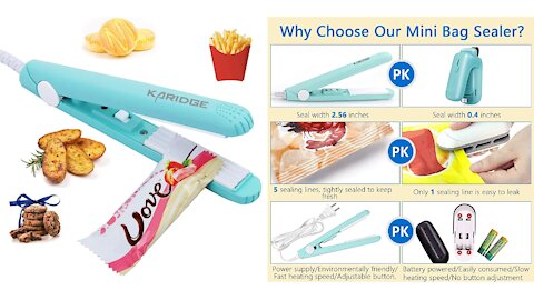 This thing works great! Keeps chips and more fresh. Wow!