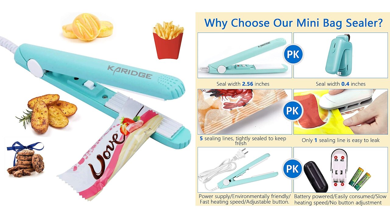 This thing works great! Keeps chips and more fresh. Wow!