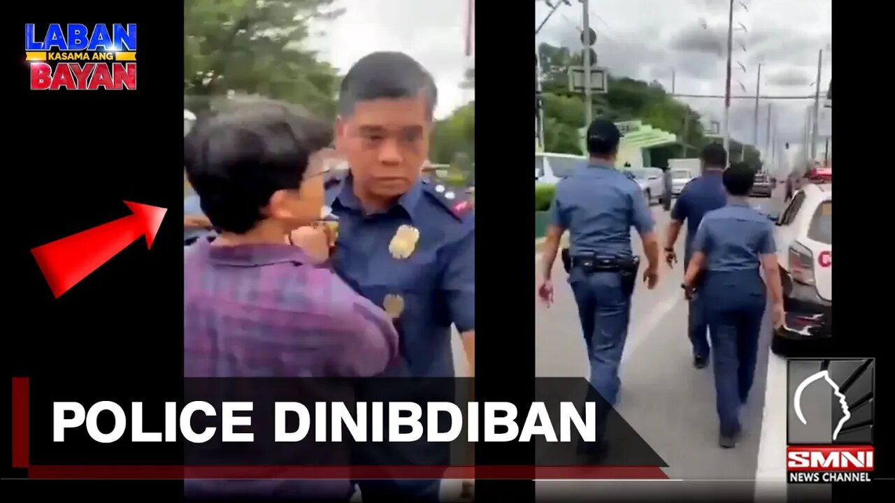 Chief of Police na umaawat sa rally, dinibdiban ng isang raliyista; ginawang pananakit, pinalampas