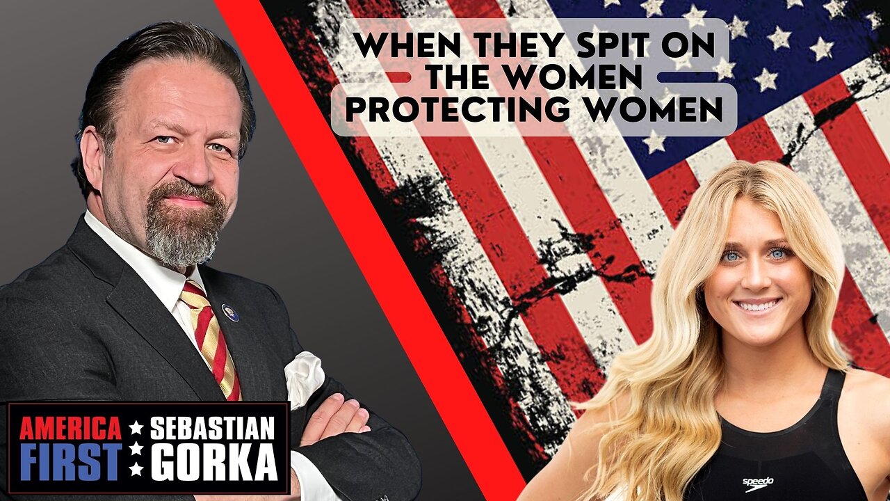 When they spit on the women protecting women. Riley Gaines with Sebastian Gorka on AMERICA First