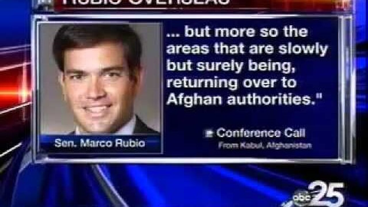 Jacksonville NBC On Senator Rubio's Afghanistan Trip