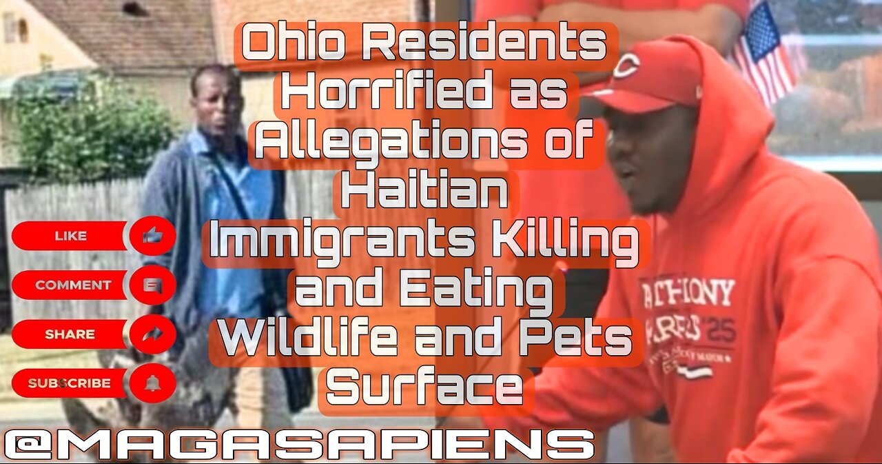 Ohio Residents Horrified as Haitian illegals Kill and Eat Pets Surface.