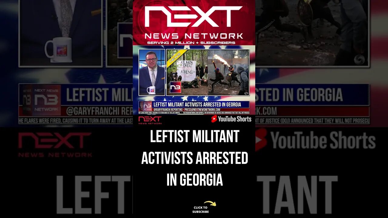 Leftist Militant Activists Arrested In Georgia #shorts