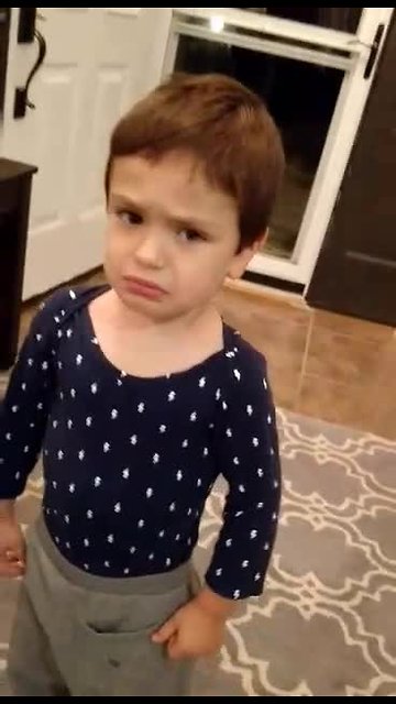Boy Has A Hilarious Reaction When Mom Tells Him She Ate All The Halloween Candies