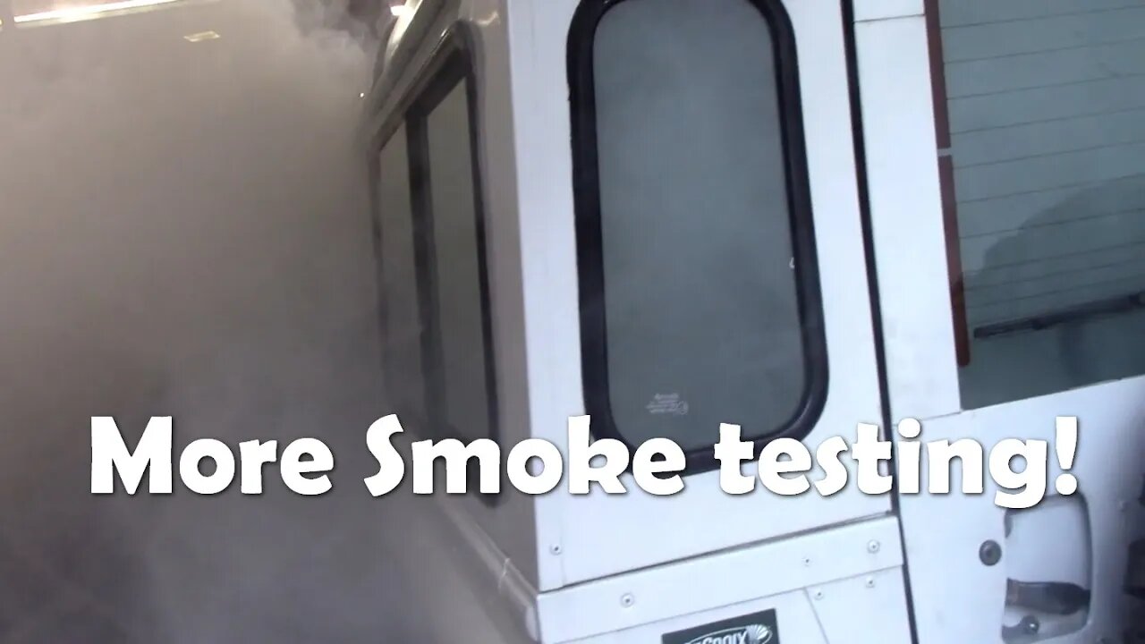 Smoke testing. Handy bungs and an interesting way to find leaks in your vehicle!