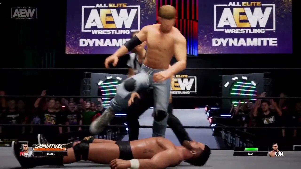 ORANGE CASSIDY CHALLENGES CASH WHEELER | GAMEPLAY |AEW FIGHT FOREVER