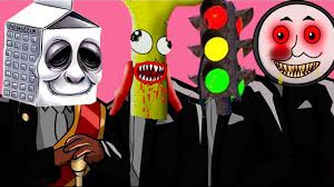 Thomas The Train EXE & Traffic Light Head & Banana Eater & Milkwalker Coffin Dance Song Cover