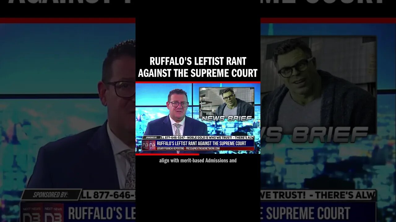 Ruffalo's Leftist Rant Against the Supreme Court