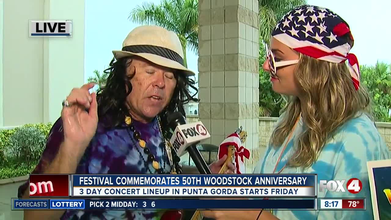 3 day festival in Punta Gorda commemorates 50th Woodstock anniversary