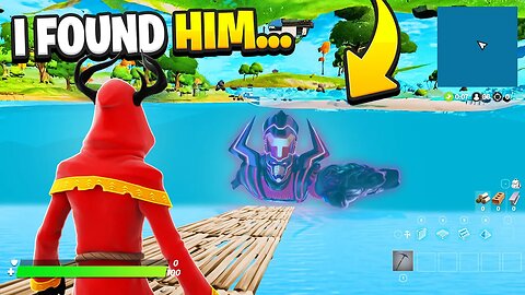 I Glitched Under Map & Found GALACTUS! - Fortnite