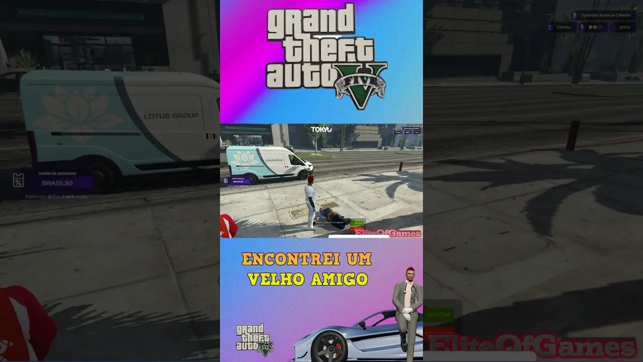 GTA RP ENCONTREI UM VELHO AMIGO