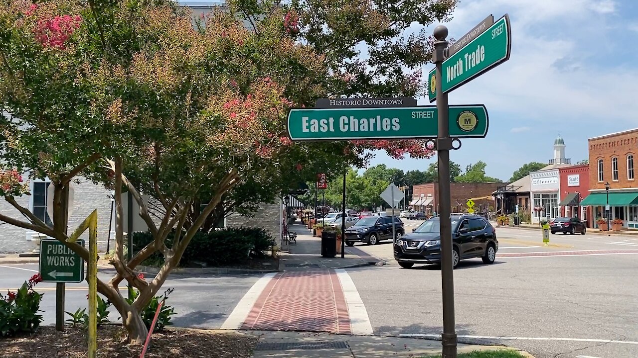 Walk and talk tour of the Matthews, NC, town center - Small Towns & Cities Series