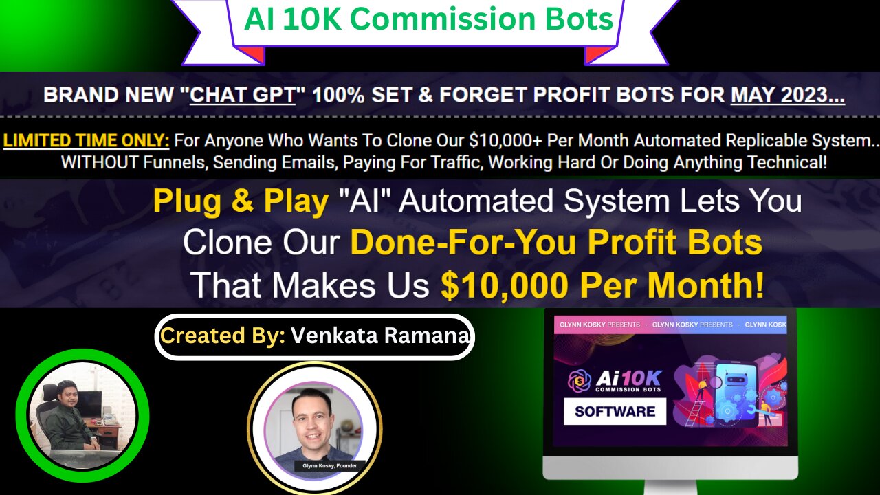 AI 10K Commission Bots Review - Automate System For Earn Money Online