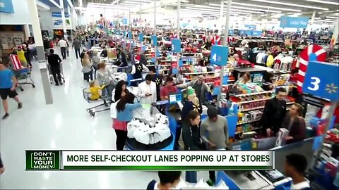 Where are all the human cashiers in stores?