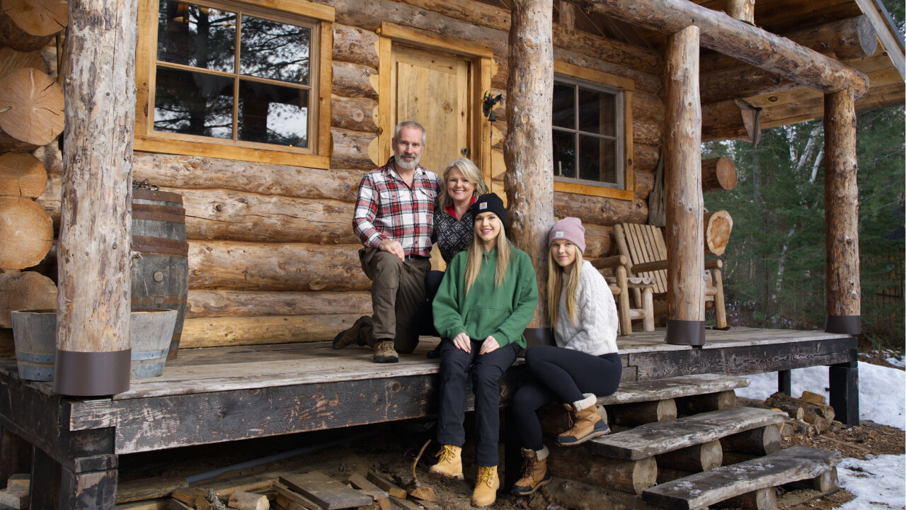 Christmas Dinner at a Log Cabin 2023