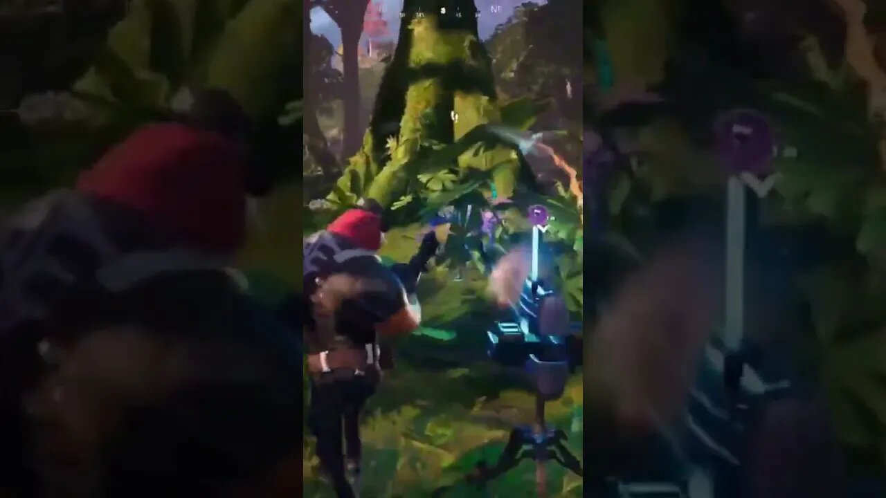 Desbalanceando partidas #solo com um #npc e uma #torreta #fortnite #shorts