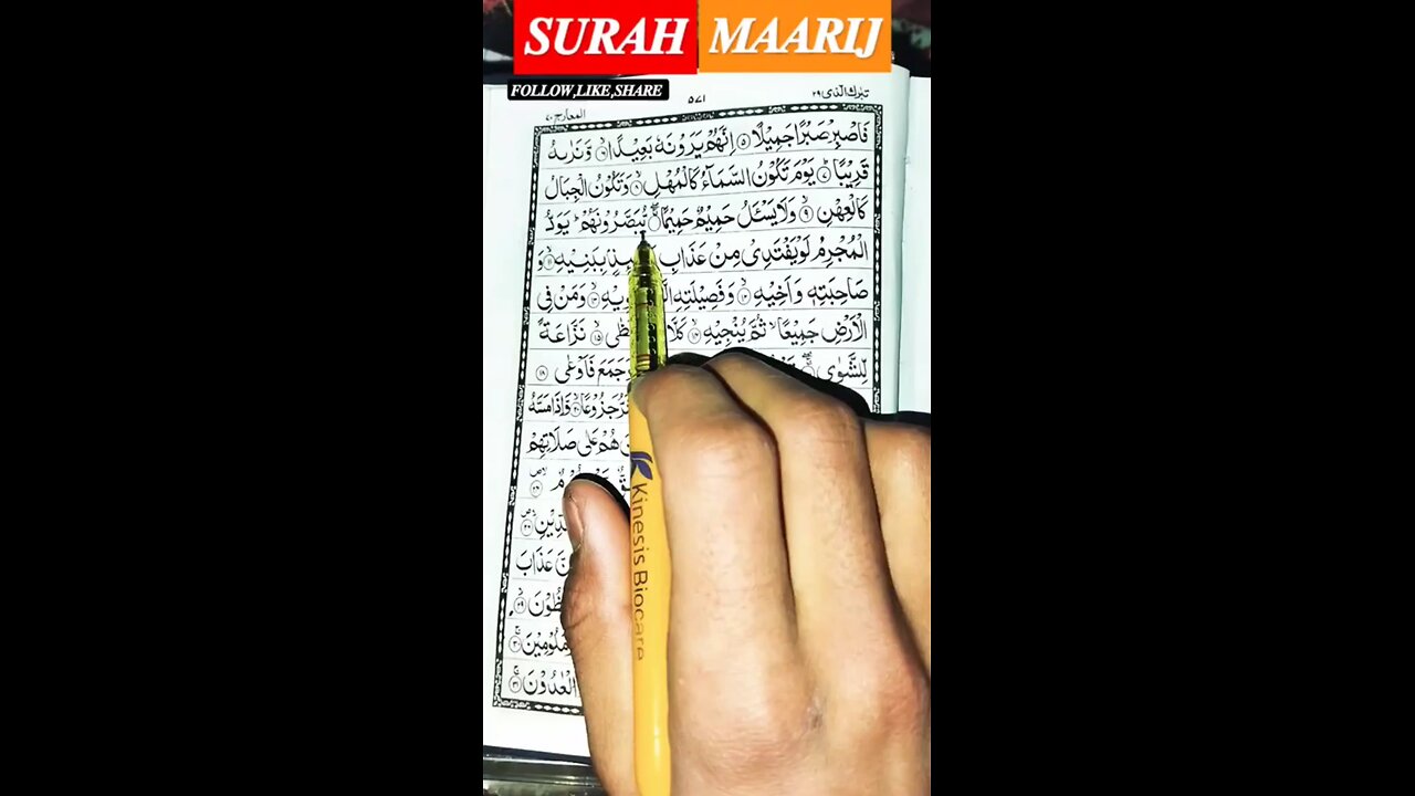 🆂🆄🆁🅰🅷 🅼🅰🅰🆁🅸🅹 🆁🅴🅲🅸🆃🅰🆃🅸🅾🅽 🅵🆁🅾🅼 🅰🆈🅰🆃 11-18 #surahmaarij #tilawat