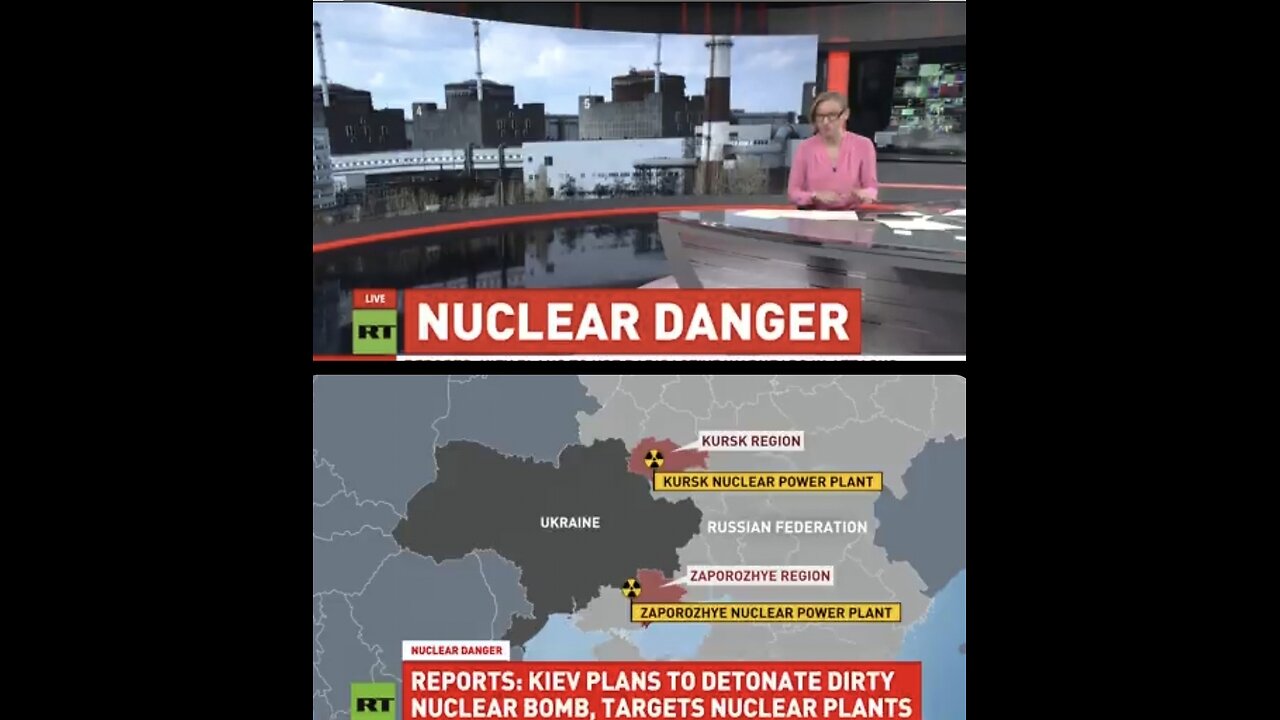 ☢ UKRO NAZIS are planning to detonate a dirty nuclear bomb - the potential targets are power plants