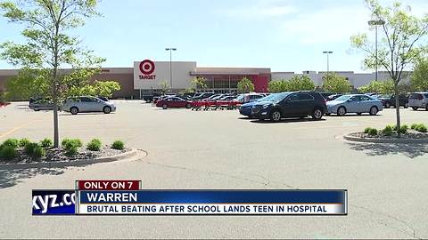 Teen attacked by two men outside of Target following dispute at Warren high school