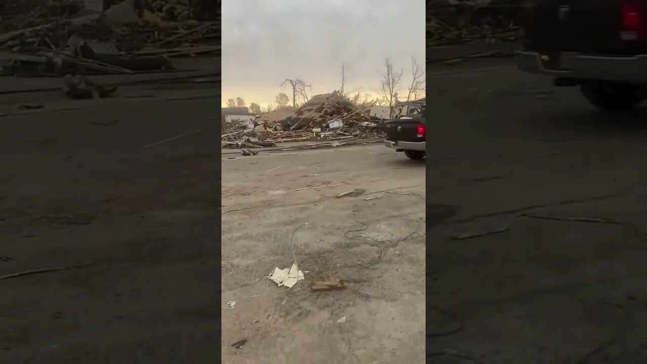 This is what the town of Rolling Fork, MS looked like just a day after the terrifying F4 tornado